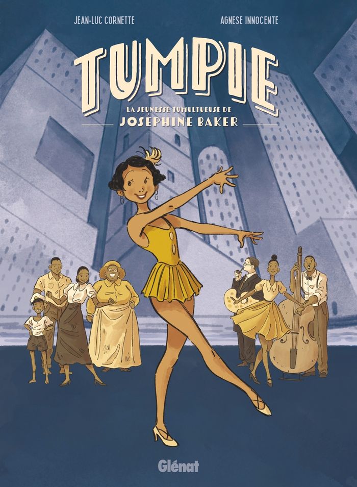 Couverture du livre « Tumpie : la jeunesse tumultueuse de Joséphine Baker » de Jean-Luc Cornette, librairie Les Contes Infusés à Corte