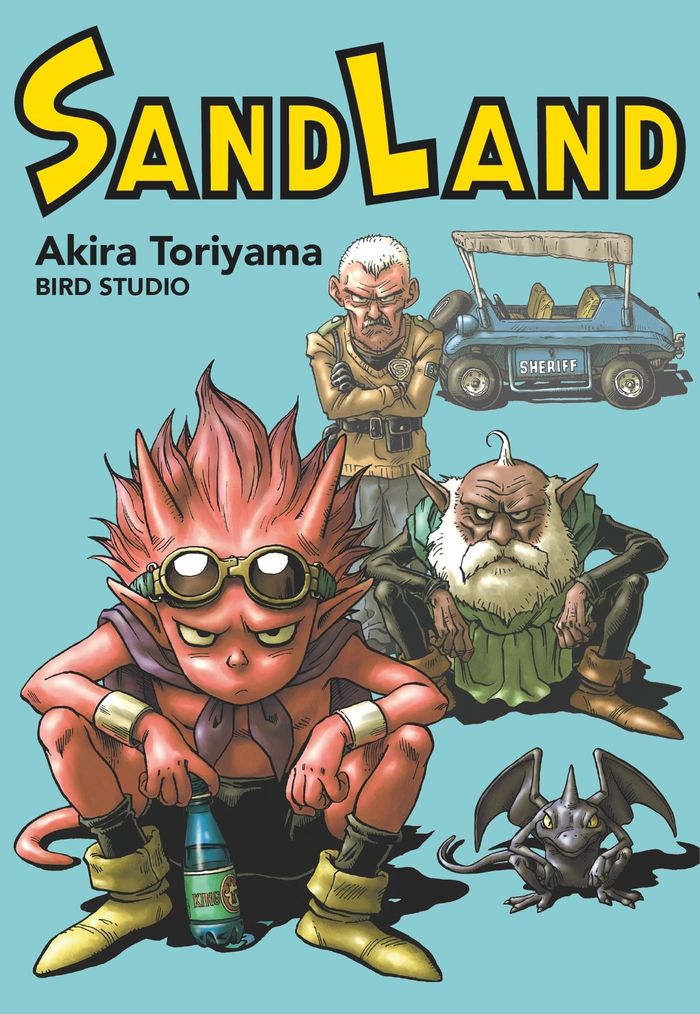 Couverture du livre « Sand land », librairie Les Contes Infusés à Corte