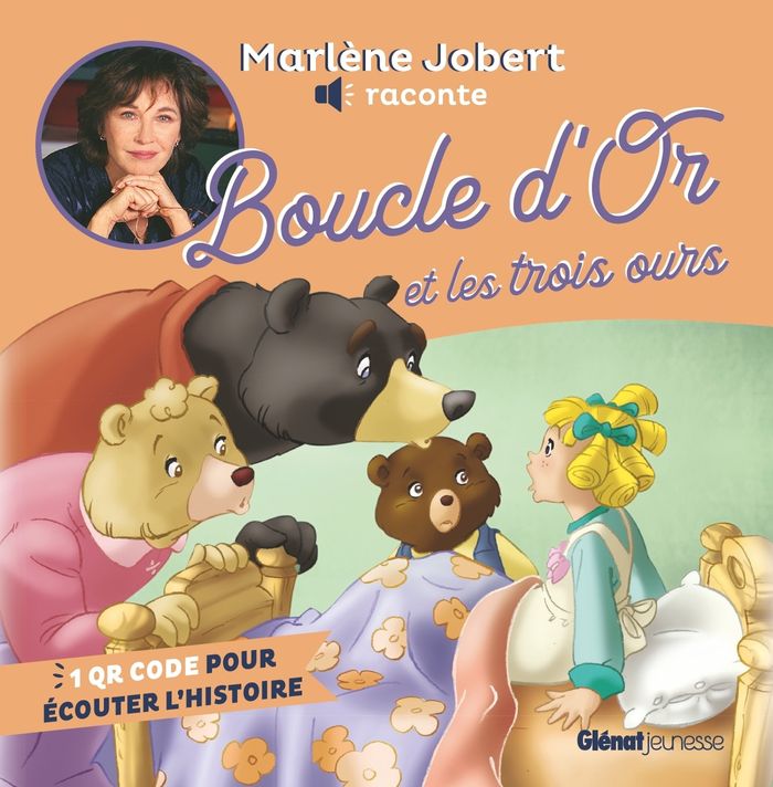 Couverture du livre « Boucle d'or et les trois ours » de [raconté par] Marlène Jobert, librairie Les Contes Infusés à Corte