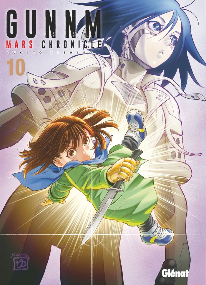 Couverture du livre « Gunnm : Mars chronicle » de Yukito Kishiro, librairie Les Contes Infusés à Corte