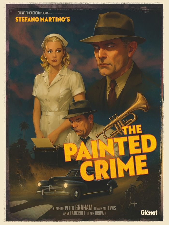 Couverture du livre « The painted Crime » de Stefano Martino, librairie Les Contes Infusés à Corte