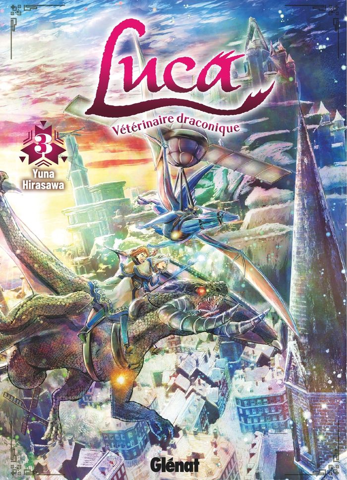 Couverture du livre « Luca : vétérinaire draconique » de Yūna Hirasawa, librairie Les Contes Infusés à Corte
