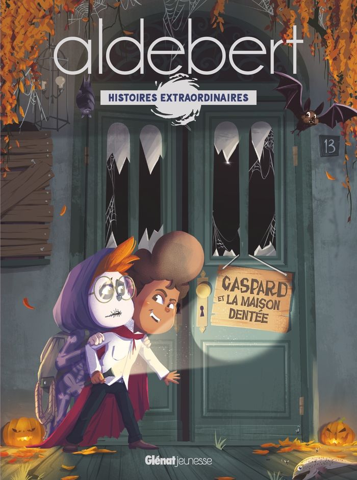 Couverture du livre « Gaspard et la maison dentée » de Aldebert, librairie Les Contes Infusés à Corte