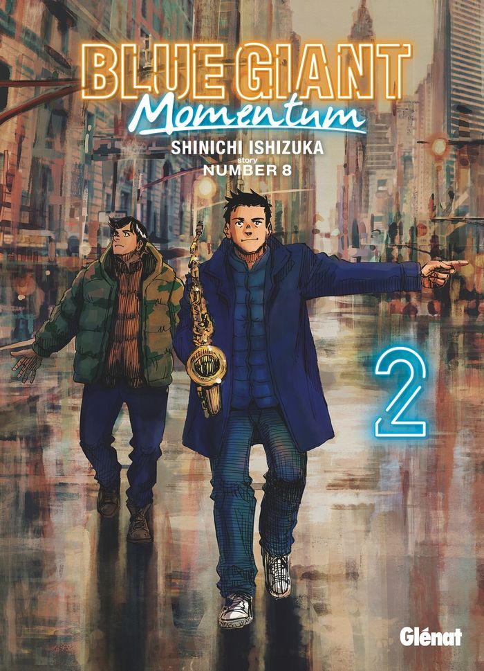 Couverture du livre « Blue giant momentum », librairie Les Contes Infusés à Corte