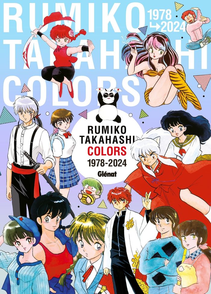 Couverture du livre « Rumiko Takahashi : colors, 1978-2024 » de Rumiko Takahashi, librairie Les Contes Infusés à Corte