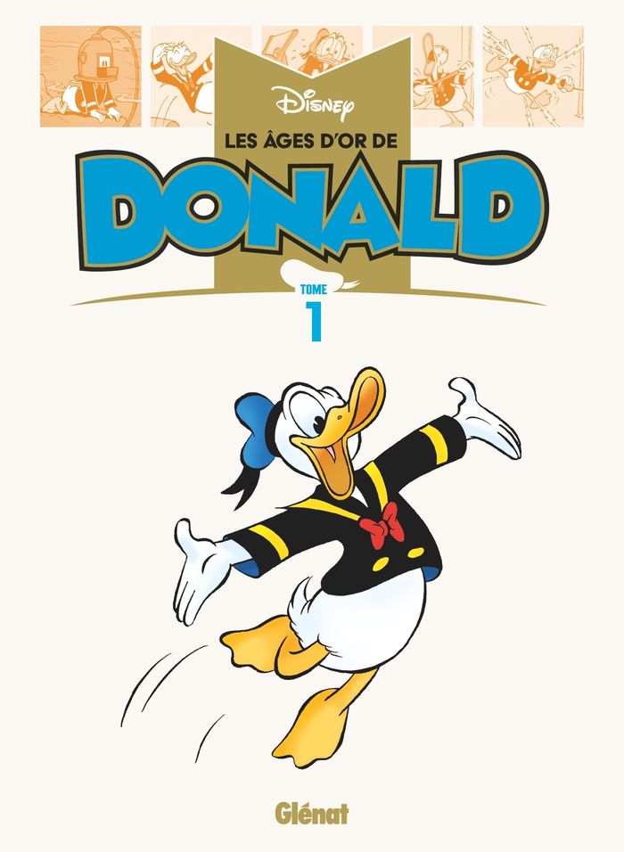 Couverture du livre « Les âges d'or de Donald » de Walt Disney company, librairie Les Contes Infusés à Corte