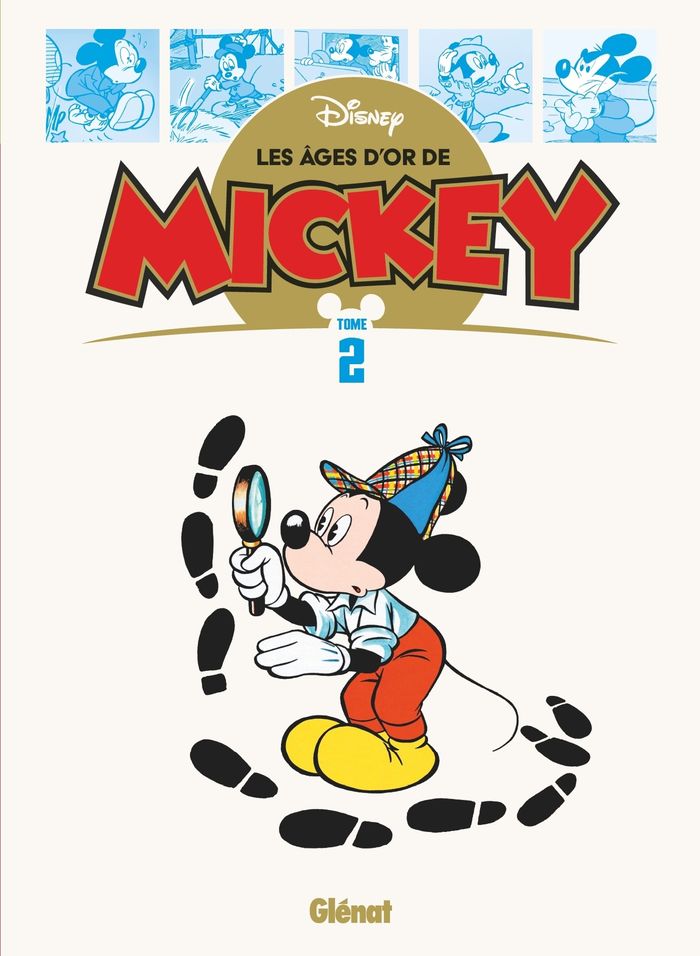 Couverture du livre « Les âges d'or de Mickey », librairie Les Contes Infusés à Corte