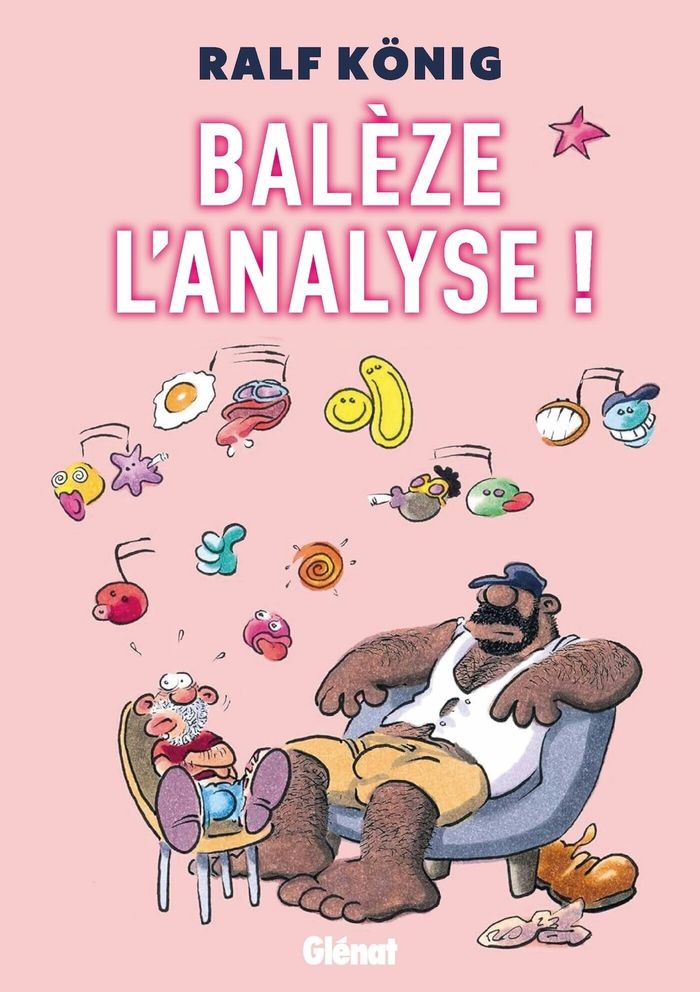 Couverture du livre « CONRAD ET PAUL - BALEZE, L'ANALYSE ! » de Ralf Konig, librairie Les Contes Infusés à Corte
