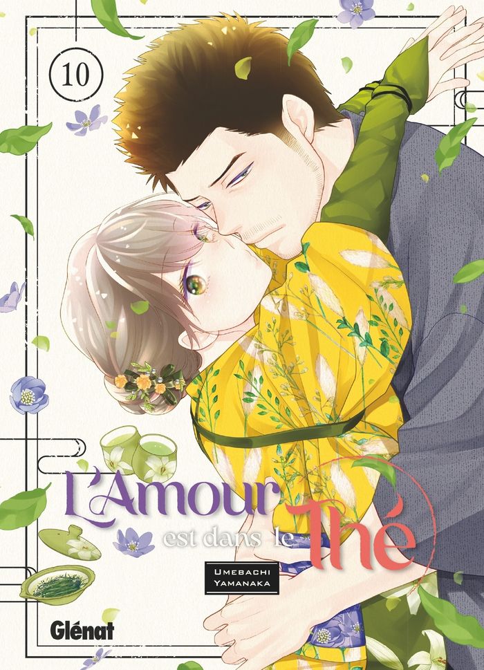 Couverture du livre « L'amour est dans le thé » de Umebachi Yamanaka, librairie Les Contes Infusés à Corte