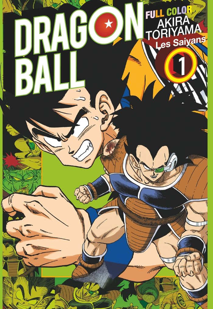 Couverture du livre « DRAGON BALL - FULL COLOR - LES SAIYANS - TOME 01 » de Akira Toriyama, librairie Les Contes Infusés à Corte