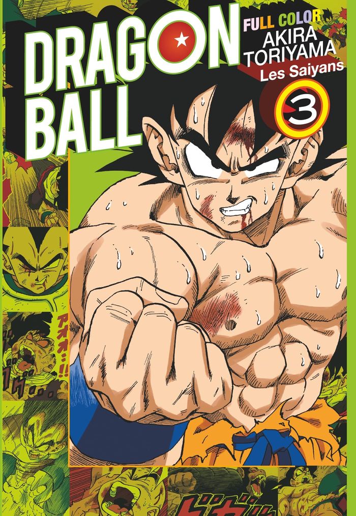 Couverture du livre « DRAGON BALL - FULL COLOR - LES SAIYANS - TOME 03 » de Akira Toriyama, librairie Les Contes Infusés à Corte