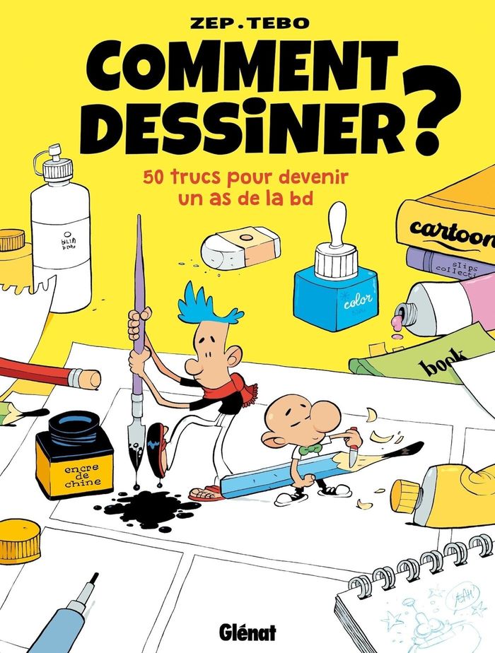 Couverture du livre « Comment dessiner ? : 50 trucs pour devenir un as de la BD », librairie Les Contes Infusés à Corte