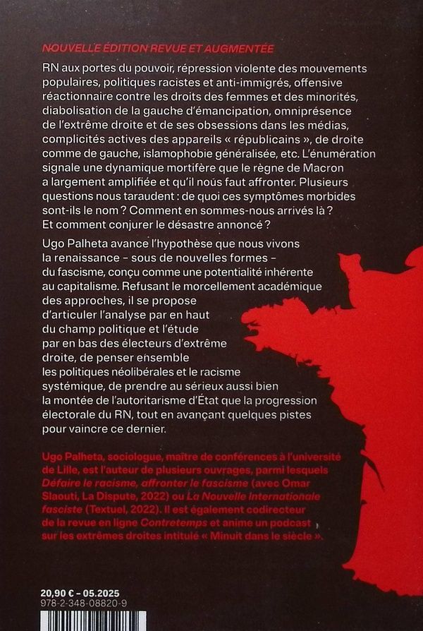Quatrième de couverture de « Comment le fascisme gagne la France : de Macron à Le Pen »