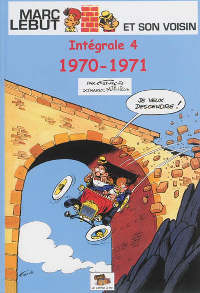 Couverture du livre « MARC LEBUT INTEGRALE 4 » de Et Tillieux Francis, librairie Les Contes Infusés à Corte