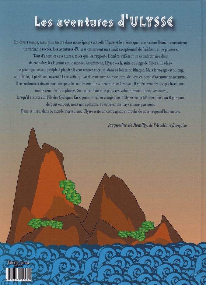 Quatrième de couverture de « AVENTURES D ULYSSE (LES) »