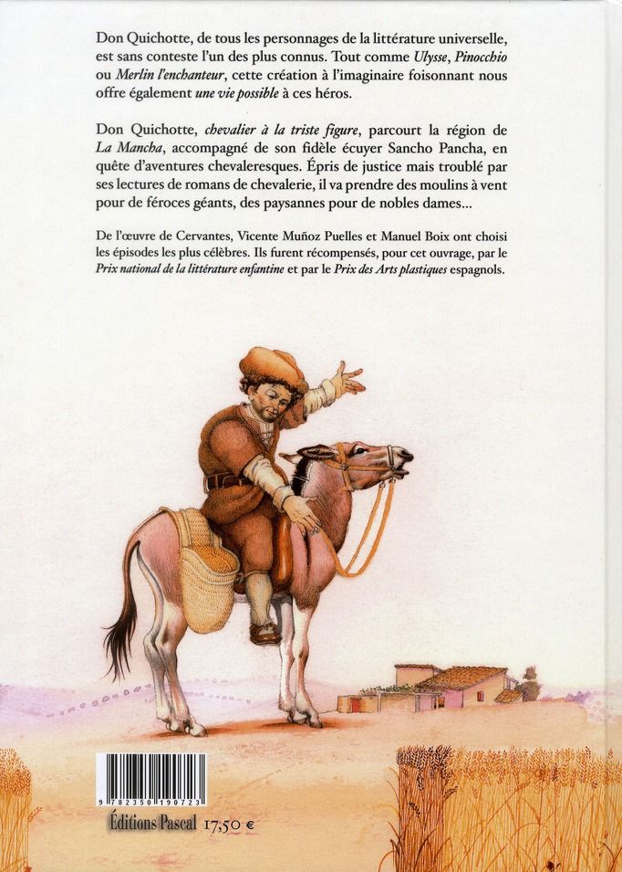 Quatrième de couverture de « DON QUICHOTTE »