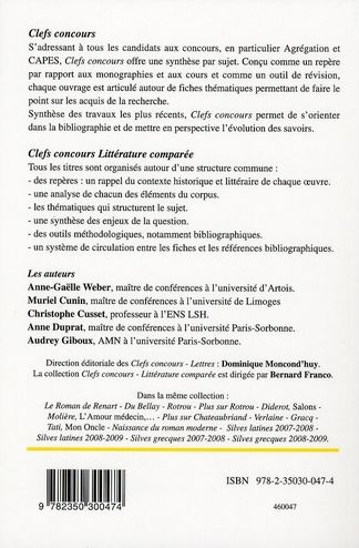 Quatrième de couverture de « LA MISANTHROPIE AU THEATRE : MENANDRE, LE BOURRU, SHAKESPEARE, TIMON D'ATHENE, - MOLIERE, LE MISANTH »