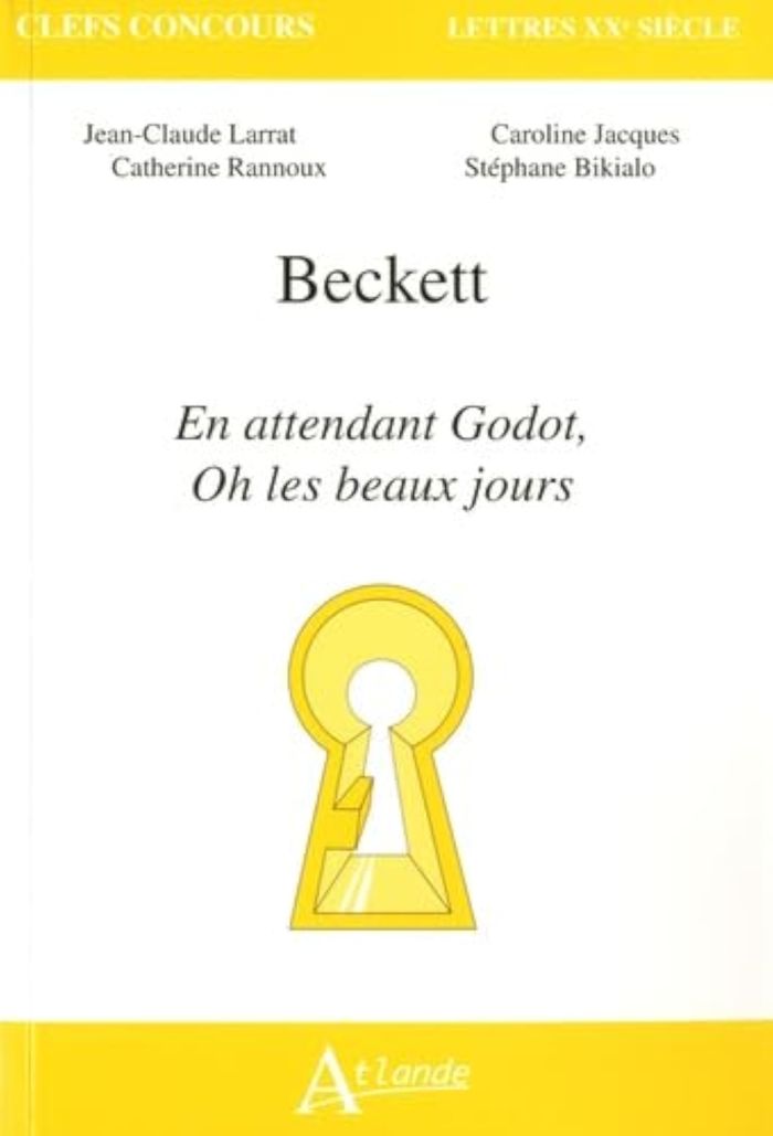 Couverture du livre « BECKETT : EN ATTENDANT GODOT, OH LES BEAUX JOURS ! », librairie Les Contes Infusés à Corte