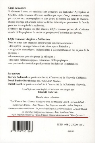 Quatrième de couverture de « PHILIP ROTH - AMERICAN PASTORAL »
