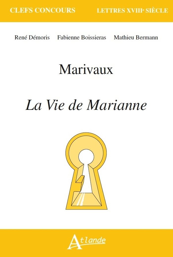 Couverture du livre « MARIVAUX, LA VIE DE MARIANNE » de Boissieras/bermann/d, librairie Les Contes Infusés à Corte