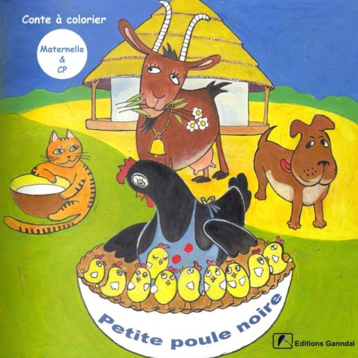 Couverture du livre « PETITE POULE NOIRE » de Irina Conde, librairie Les Contes Infusés à Corte