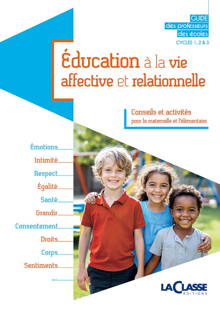 Couverture du livre « Éducation à la vie affective et relationnelle : conseils et activités pour la maternelle et l'élémentaire », librairie Les Contes Infusés à Corte