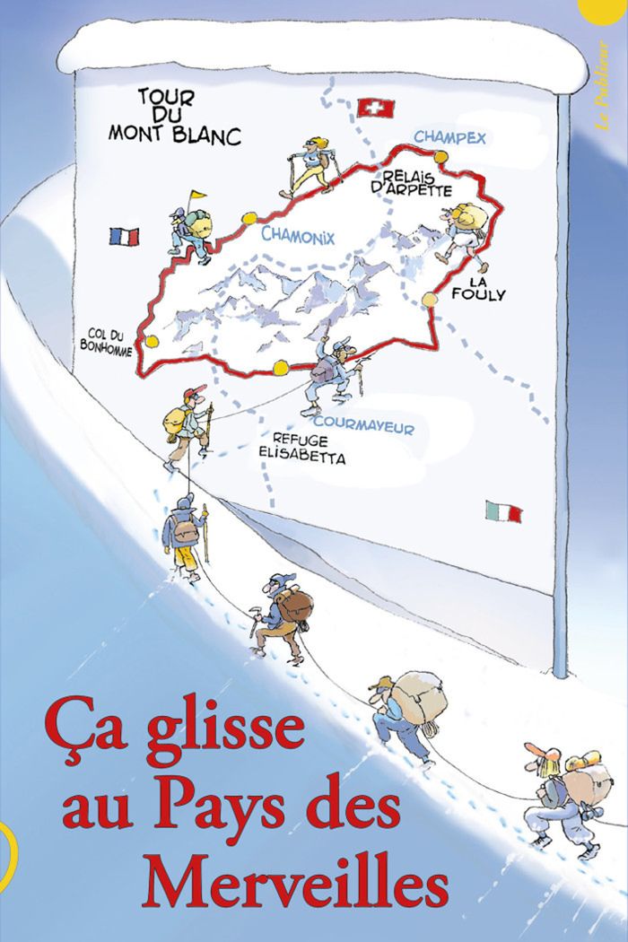 Couverture du livre « CA GLISSE AU PAYS DES MERVEILLES », librairie Les Contes Infusés à Corte