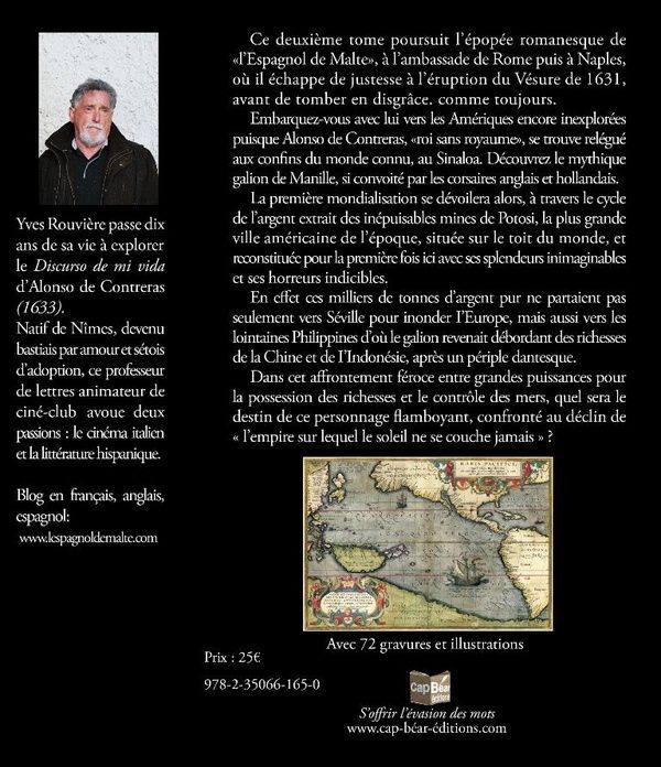 Quatrième de couverture de « L'ESPAGNOL DE MALTE TOME 2 - LE GALION DE MANILLE »