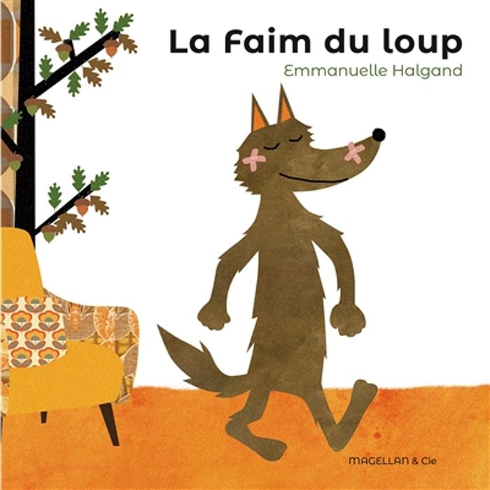 Couverture du livre « La faim du loup » de Emmanuelle Halgand, librairie Les Contes Infusés à Corte