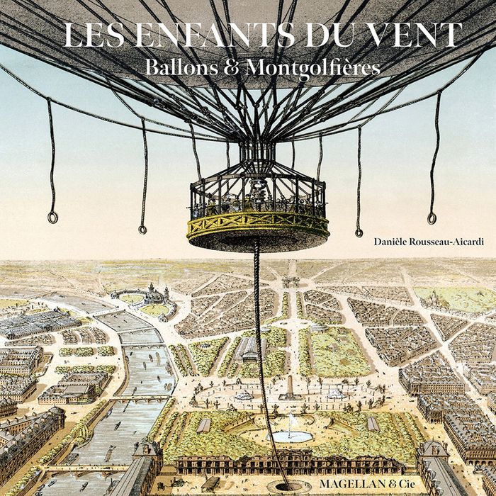 Couverture du livre « Les enfants du vent : ballons & montgolfières », librairie Les Contes Infusés à Corte