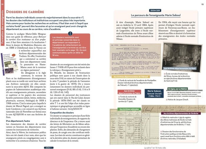 Quatrième de couverture de « Archives départementales : Série T »