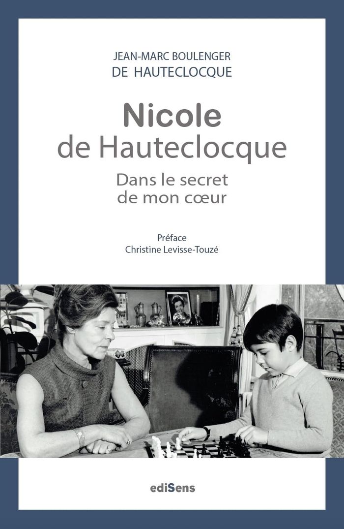 Couverture du livre « Nicole de Hauteclocque : dans le secret de mon coeur » de Jean-Marc Boulenger de Hauteclocque, librairie Les Contes Infusés à Corte