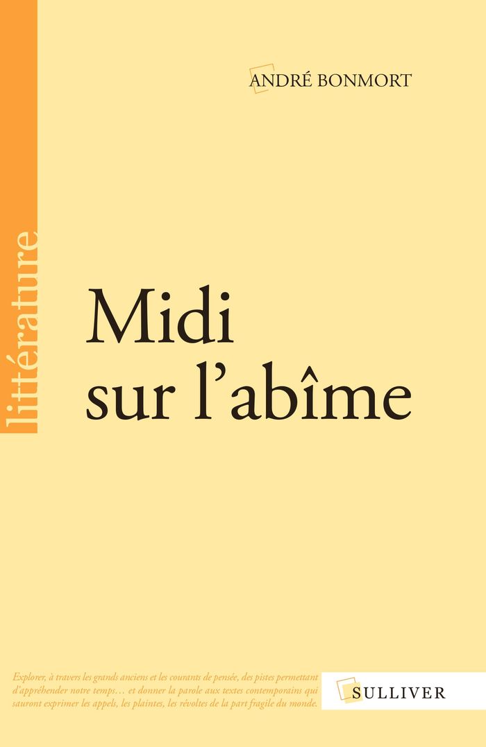 Couverture du livre « Midi sur l'abîme », librairie Les Contes Infusés à Corte