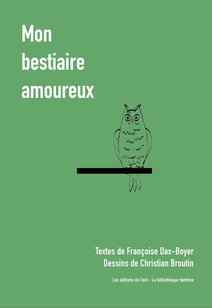 Couverture du livre « MON BESTIAIRE AMOUREUX » de Francoise Dax-Boyer, librairie Les Contes Infusés à Corte