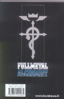 Quatrième de couverture de « Fullmetal alchemist »