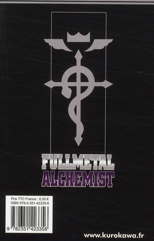 Quatrième de couverture de « FULLMETAL ALCHEMIST - TOME 19 - VOL19 »