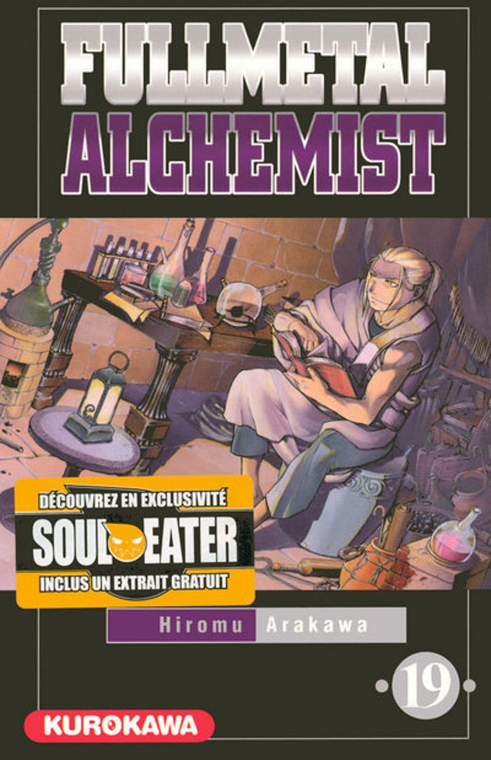 Couverture du livre « FULLMETAL ALCHEMIST - TOME 19 - VOL19 » de Hiromu Arakawa, librairie Les Contes Infusés à Corte