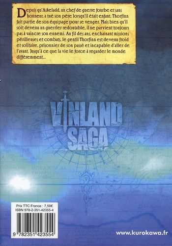 Quatrième de couverture de « VINLAND SAGA - TOME 1 »