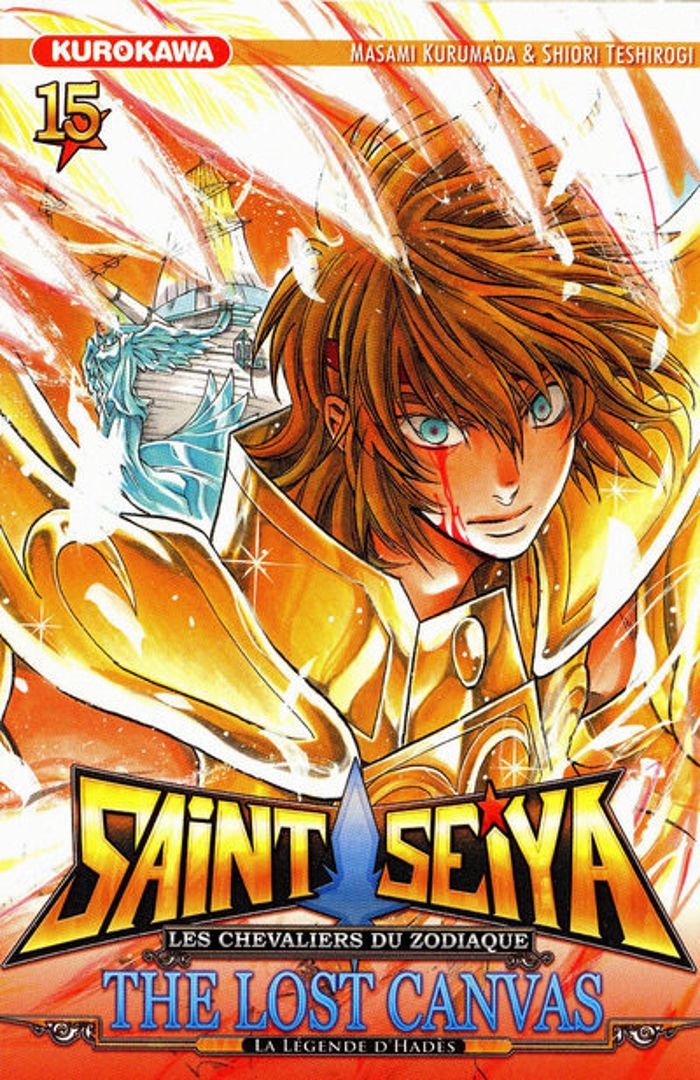 Couverture du livre « SAINT SEIYA - THE LOST CANVAS - LA LEGENDE D'HADES - TOME 15 » de Kurumada/teshirogi, librairie Les Contes Infusés à Corte
