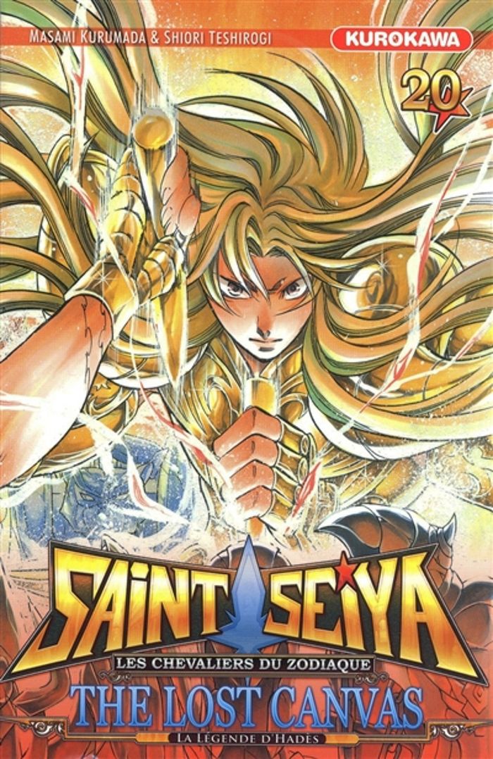Couverture du livre « SAINT SEIYA - THE LOST CANVAS - LA LEGENDE D'HADES - TOME 20 » de Kurumada/teshirogi, librairie Les Contes Infusés à Corte