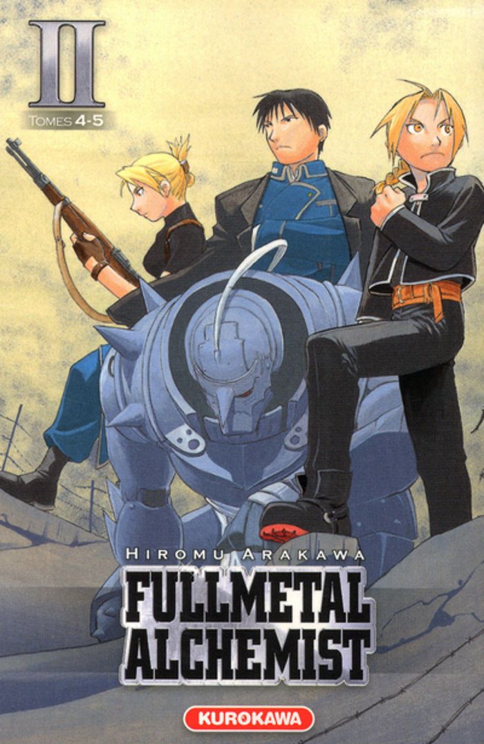 Couverture du livre « Fullmetal alchemist : tomes 4-5 », librairie Les Contes Infusés à Corte