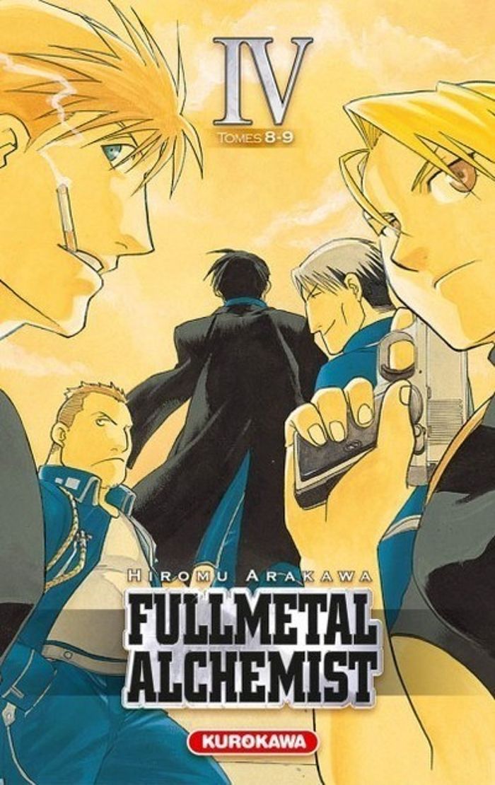 Couverture du livre « FULLMETAL ALCHEMIST IV (TOMES 8-9) » de Hiromu Arakawa, librairie Les Contes Infusés à Corte