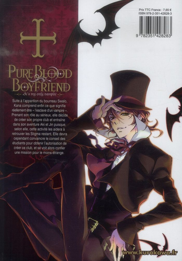 Quatrième de couverture de « PUREBLOOD BOYFRIEND - HE'S MY ONLY VAMPIRE - TOME 2 »