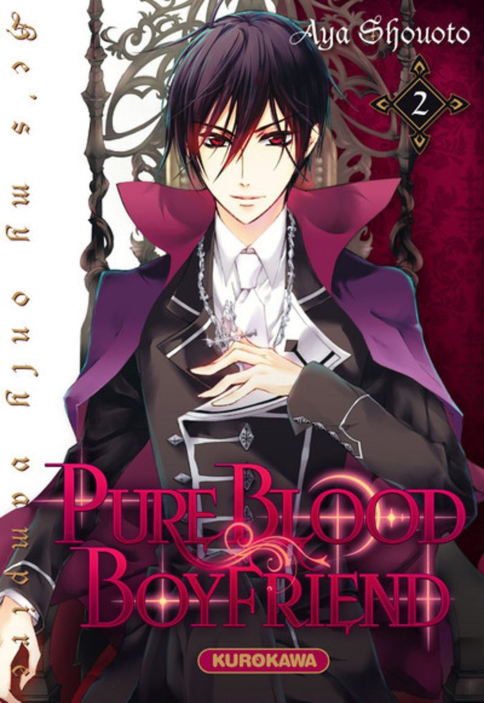 Couverture du livre « PUREBLOOD BOYFRIEND - HE'S MY ONLY VAMPIRE - TOME 2 » de Aya Shouoto, librairie Les Contes Infusés à Corte