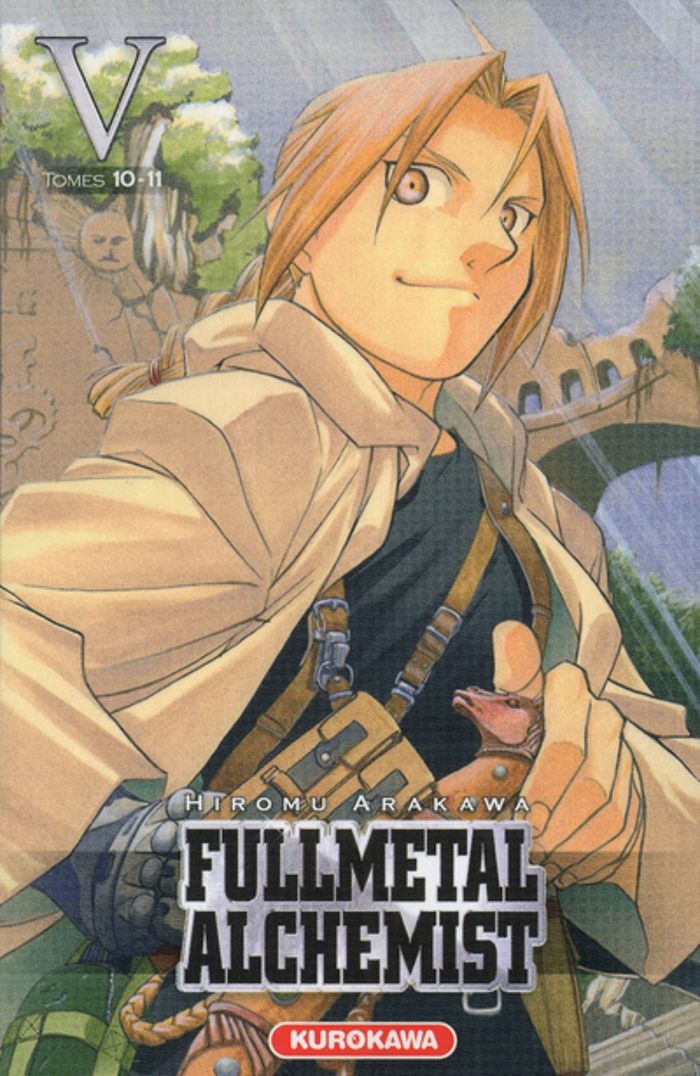 Couverture du livre « Fullmetal alchemist : tomes 10-11 » de Hiromu Arakawa, librairie Les Contes Infusés à Corte