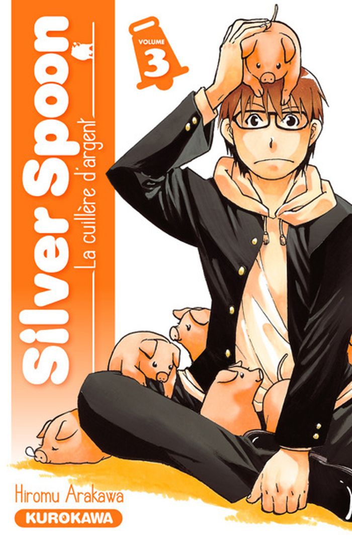 Couverture du livre « Silver spoon : la cuillère d'argent », librairie Les Contes Infusés à Corte