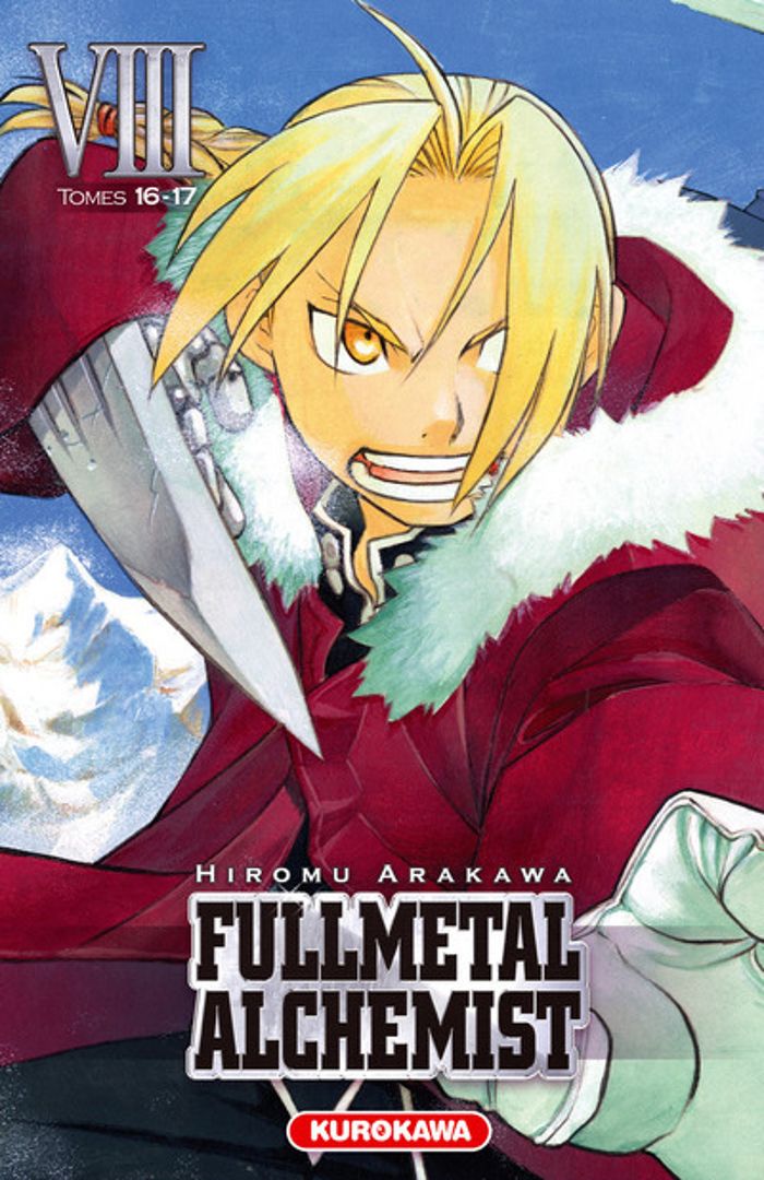 Couverture du livre « FULLMETAL ALCHEMIST VIII (TOMES 16-17) » de Hiromu Arakawa, librairie Les Contes Infusés à Corte