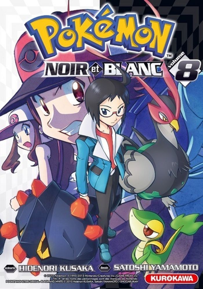Couverture du livre « POKEMON NOIR ET BLANC - TOME 8 » de Kusaka/yamamoto, librairie Les Contes Infusés à Corte