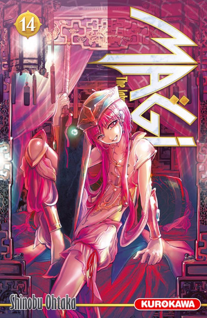 Couverture du livre « MAGI - THE LABYRINTH OF MAGIC - TOME 14 » de Shinobu Ohtaka, librairie Les Contes Infusés à Corte