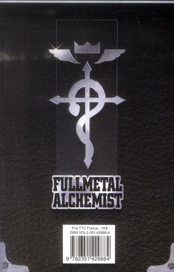 Quatrième de couverture de « Fullmetal alchemist : tomes 18-19 »